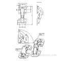 Cartridge protection, hydraulic buffering, damping, spring hinge, cabinet door, furniture and hardware accessories